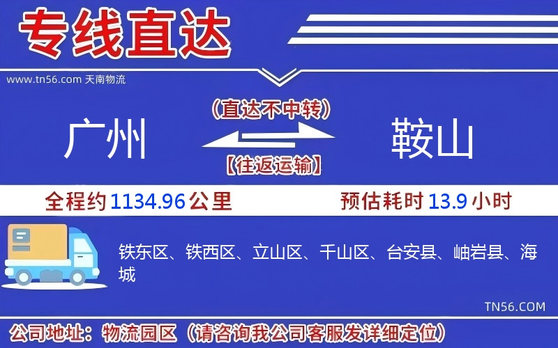 昭通到鞍山物流公司
