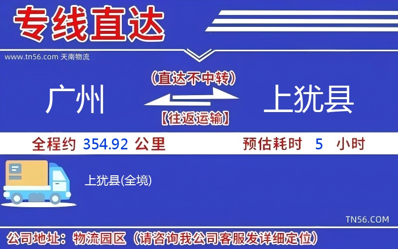 昭通到上犹县物流公司