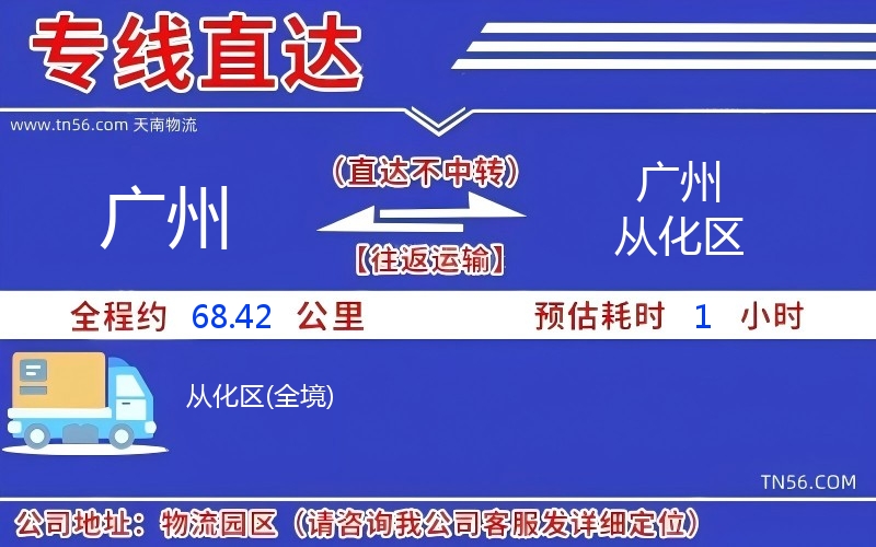 昭通到昭通从化区物流公司