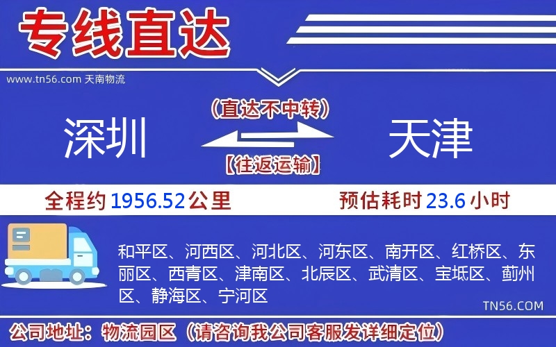 丽江到天津物流公司