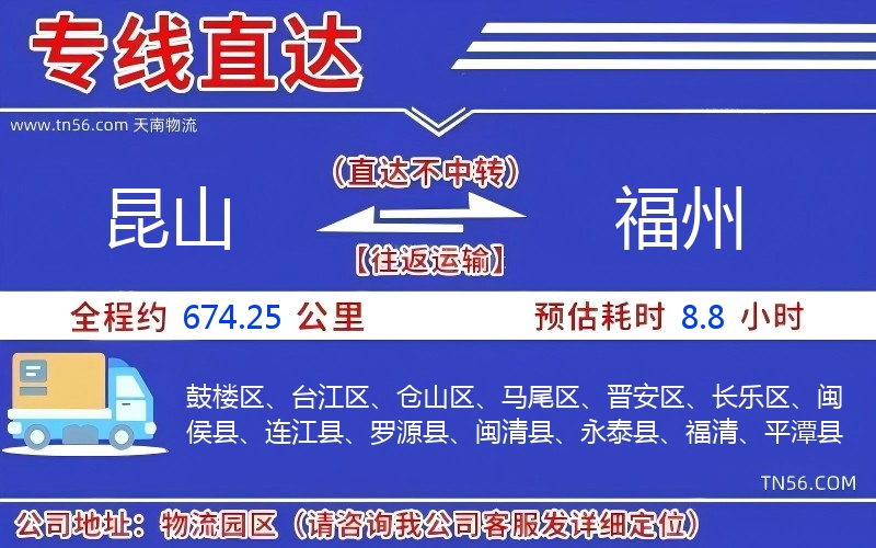 昆山到内江物流公司