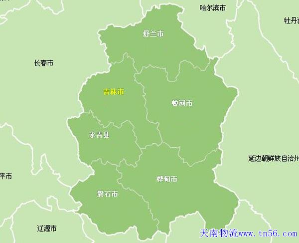 雷火·竞技物流吉林市地图
