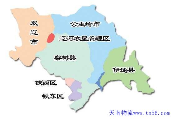雷火·竞技物流四平市地图